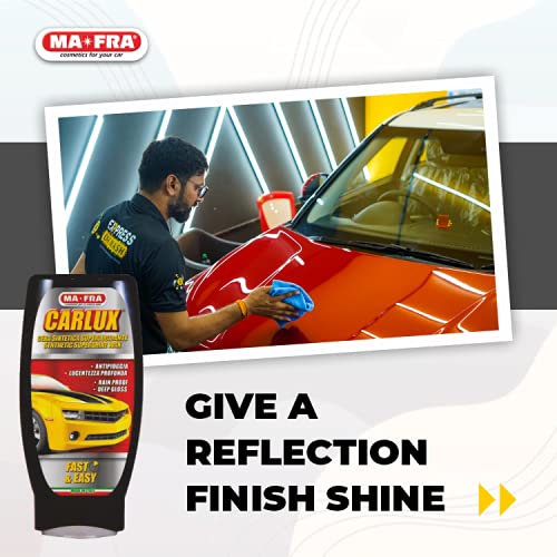 Mafra Carlux Synthetic Supershine Wax (250ml) | Deep Gloss Car & Bike Polish | Rainproof Protective Sealant | Suitable for All Paints and Colors | Limits Dirt & Impurities 4