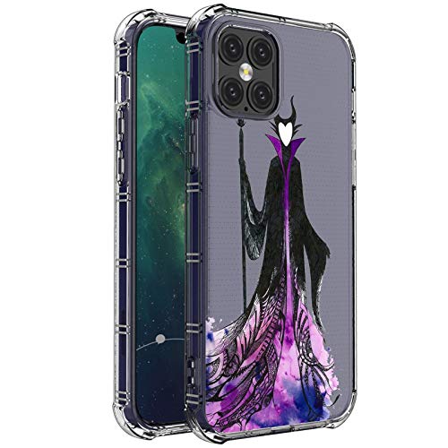 Iphone 12 Pro Case,Clear With Watercolor Character Pattern Design Plastic Iphone 12 Pro Case Tpu Bumper Protective Case Compatible With Apple Iphone 12/12 Pro #TOP17