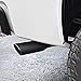 AUTOSAVER88 2.5 Inch Inlet Black Exhaust Tip, 2 1/2 Black Painting Finish Stainless Steel Exhaust Tip, 2.5