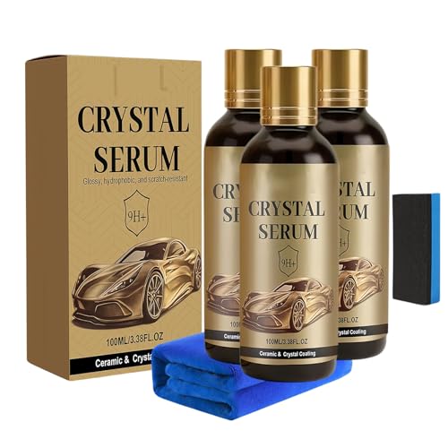 Ptz Crystal Serum – Advanced Graphene Ceramic Coating for Cars (3Pcs)