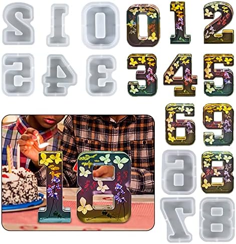 ESEDAGE 7 inch Letter Resin Mold 7 Inches 26 Pack English Letter Mold Alphabet Letter Mold Silicone Mold for Resin Handmade Letter Resin Casting Mold Capital Alphabet Mold Letter Soap Making Molds