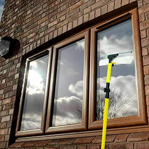 Professional Window Squeegee Cleaner Equipment,350cm Extendable Window Pole Glass Cleaning Tools for Indoor/Outdoor for High Window (Complete Kit) - Image 5