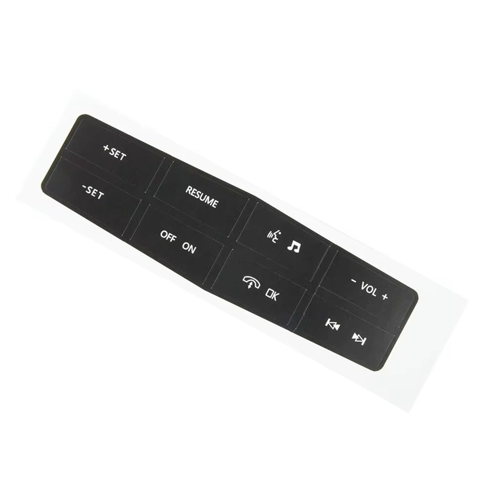 Dash Button Sticker Compatible with for Mustang 2010 2011 2012 Steering Wheel Control Button Worn Peeling Repair Kit Decals Stickers Car Accessories