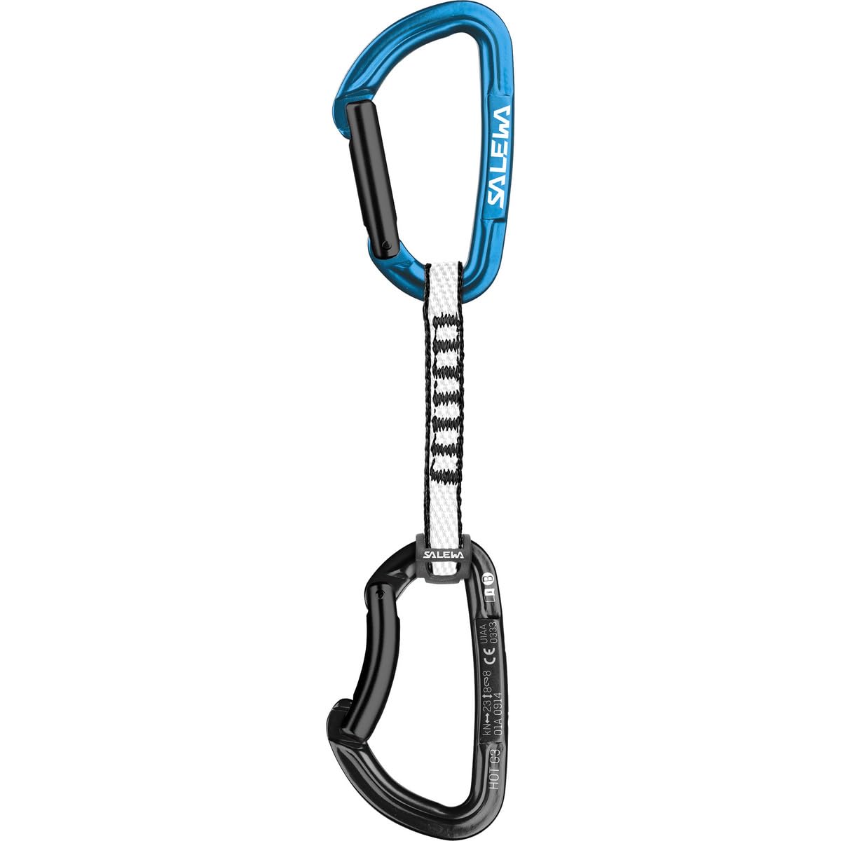 Salewa EXPR Set DYN Hot G3 STR/Bent, Carabiner