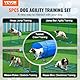 VEVOR Agility Set Hunde, 5-teiliges Set mit verstellbaren hohen Hürden, 6 Slalomstangen, Tunnel, Sprungring, Pausenbox, Pfeife, Faltbarer Schüssel, Hindernisparcours-Set mit Aufbewahrungstaschen