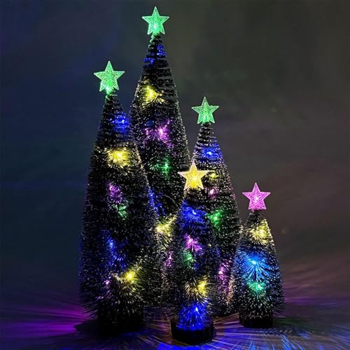 Árbol de Navidad pequeño con luces para decorar espacios reducidos sin ocupar sitio 8
