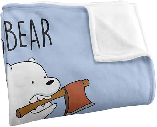 Miniatura 3 de We Bare Bears Take Care of It - Manta supersuave de tacto sedoso, 36 x 58 pulgadas