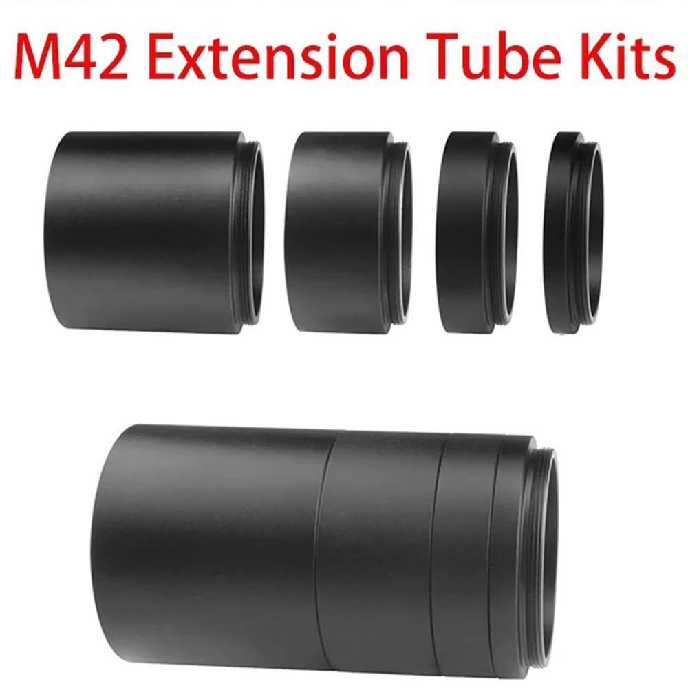 Accessoires pour télescopes Kits de Tubes d'extension M42x0,75 3/5/7/10/12/15/20/30 mm for télescope Oculaire pour télescope(M42 Extension Kits A)