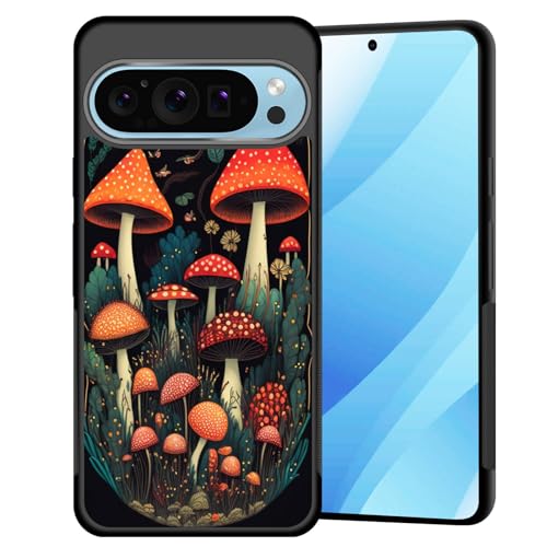 Coque Pixel 10 Pro XL champignon magique antichoc en polycarbonate et TPU souple