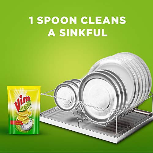 Image of Vim Dishwash Gel, Lemon, 140ml -