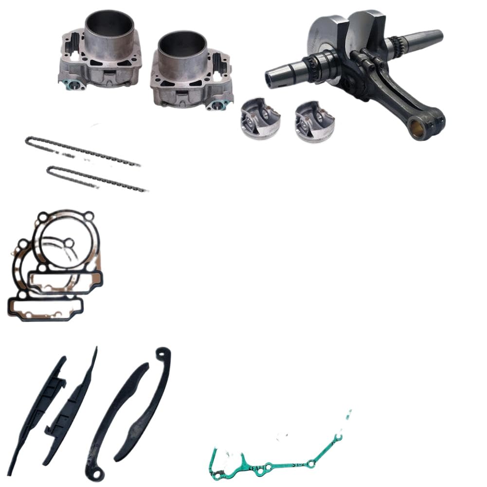 Kit de cylindre de reconstruction de moteur, ensemble de vilebrequin, Kit de joint de roulement lisse, Compatible avec BRP 1000