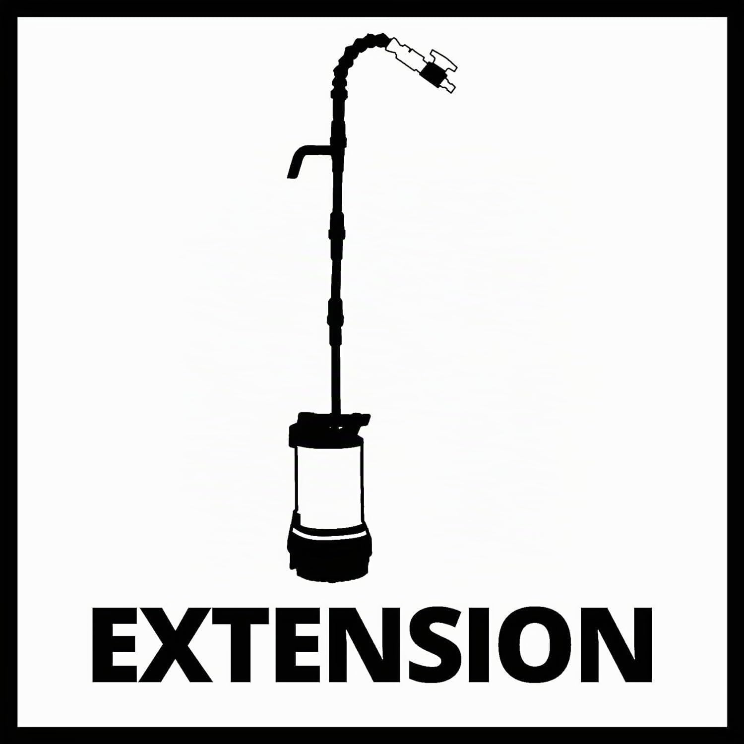 Einhell Pompe collecteur d'eau de pluie GE-PP 5555 RB-A (550W, max. 5500 L/h, max. 20 m, pompe combinée 2en1 - pompe immergée à pression et à pluie)