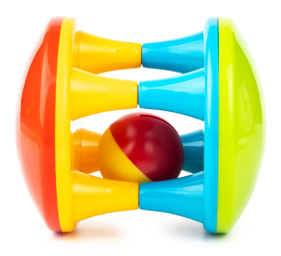 Ratnas Rainbow Roller Plastic Non-Toxic Shake and Grab Baby Roller Rattles, Educational and Developmental Toys for New Born Toddler Kids (B0C49G2HVG) Amazon Price History, Amazon Price Tracker