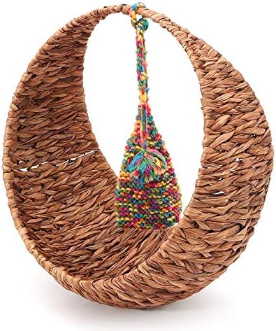 ZAMTAC New Handmade Woven Baskets Studio Photography Props for Newborn Baby Multifunction Basket Home Store Decor Woven Crafts