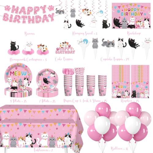 Décorations d'anniversaire chat : la solution pour une fête rapide et sans stress