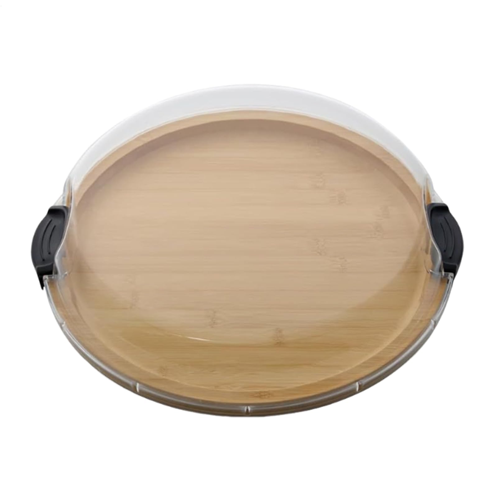 Charcuterie Boards - Runde Holzplatte mit Deckel | Tragbare Servierbretter für Party, Weihnachten, Restaurant, Picknick, Urlaub, Pool, Küche, Buffet, Camping, Versammlungen, Unterhaltung