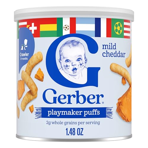 Gerber Snacks for Baby Lil Crunchies, Mild Cheddar, 1.48 Oz