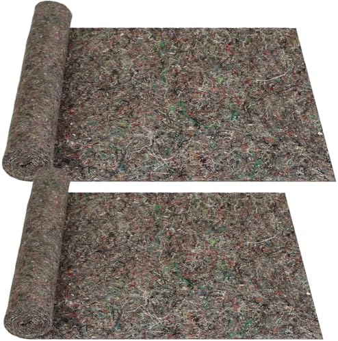 WUBOECE 2Pcs Dishwasher Insulation Blanket - Wall & Pipe Insulation Blanket, Sound Insulating Roll (Grey, 16 x 60 Inches)