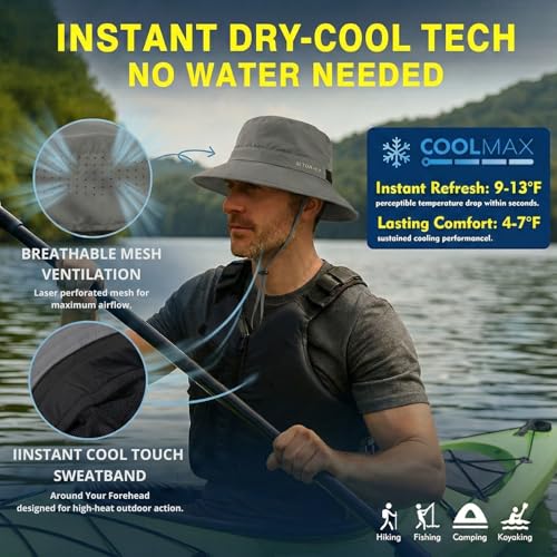 Sombrero tipo Bucket UVCoolix para sol unisex miniatura 4