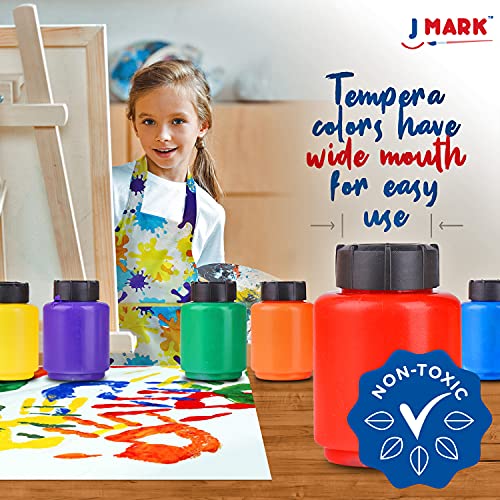 J Mark Toddler Painting Set – 38-Piece Set With Art Smock, 6 Washable Tempera Paints, Painting Paper, Brushes, Sponges, Painting Tools And Palette… #TOP3
