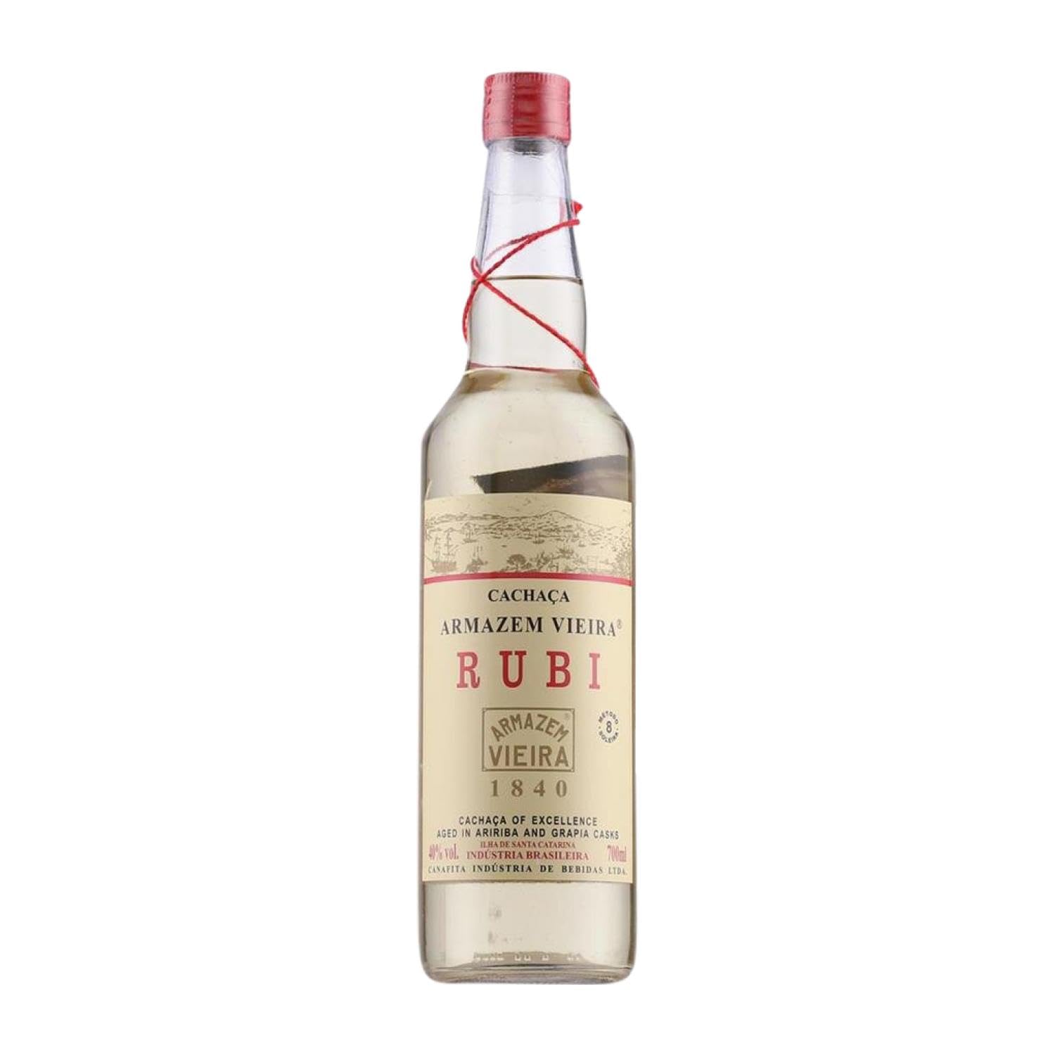 Cachaza Armazem Vieira Rubi 1840 8 Años 70 cl