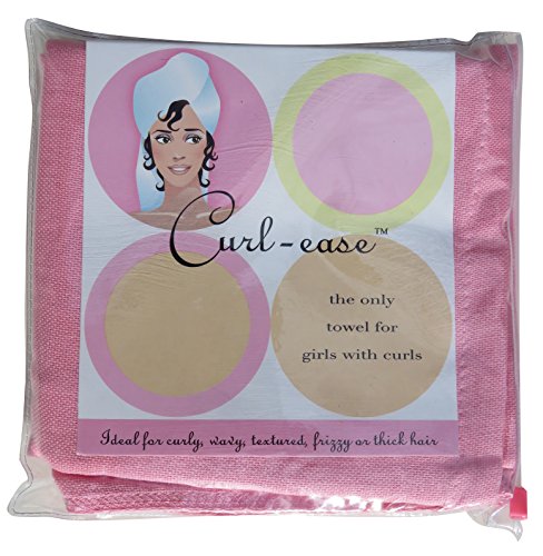 Curl-ease Towel for Curly Hair Pink