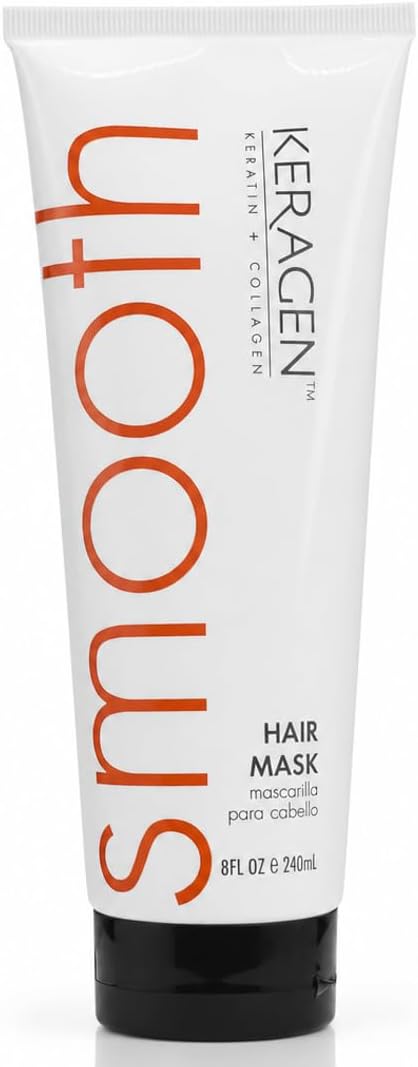 KERAGEN Hair Mask - Deep Repair & Conditioning Treatment | Cortex-Deep Damage Repair | Visibly Stronger Hair | Eliminates Breakage 8 Oz