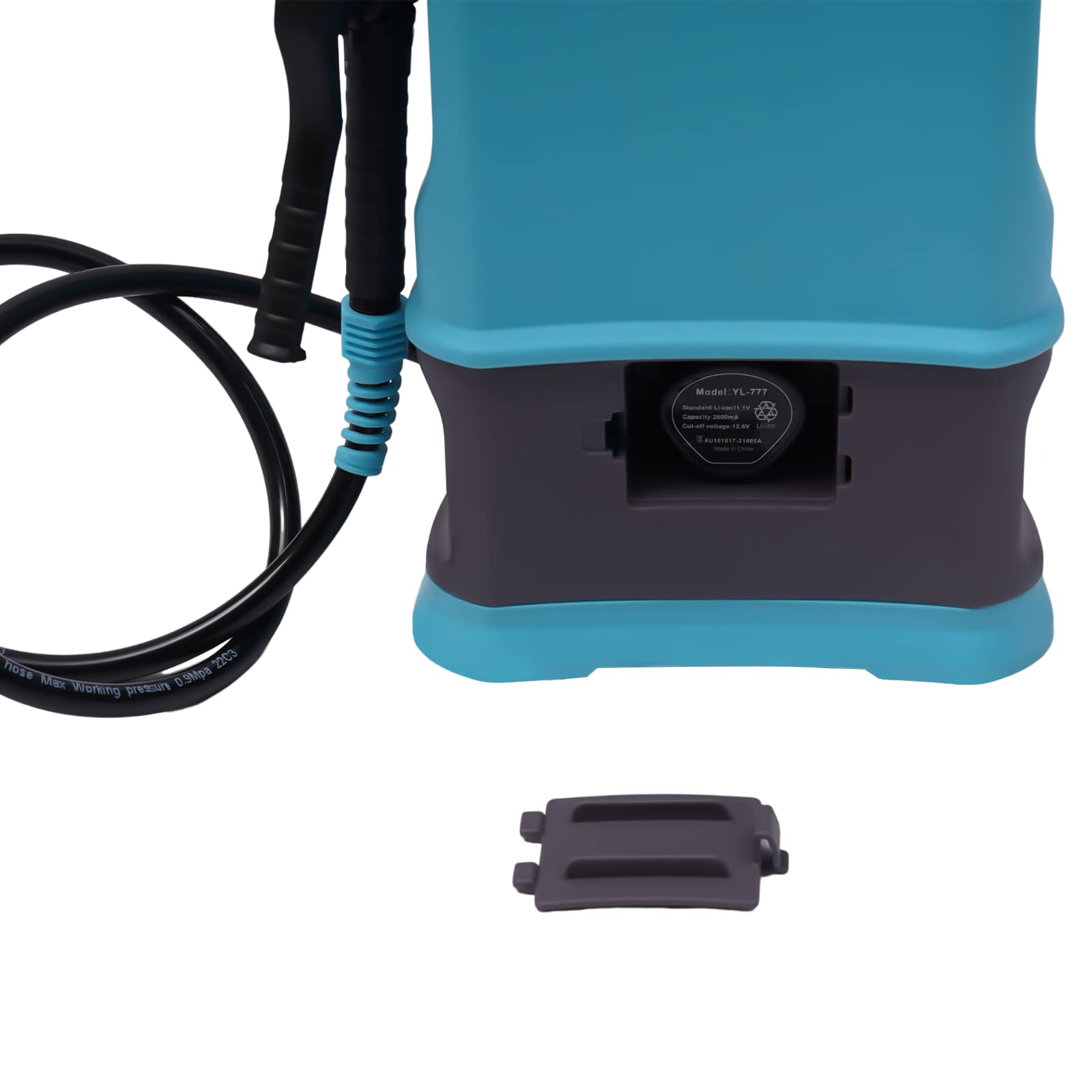 Spruzzatore a pressione da 5 l, a batteria, 12,6 V, spruzzatore telescopico da giardino, spruzzatore per erbacce, spruzzatore da giardino, pulizia auto, controllo dei parassiti