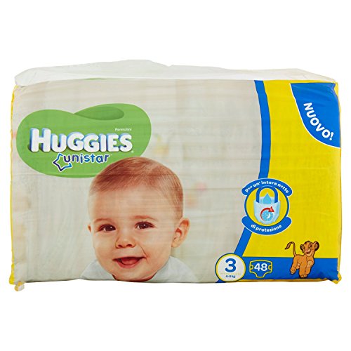 Huggies Unistar Pannolini, Taglia 3 (4-8 kg), 1