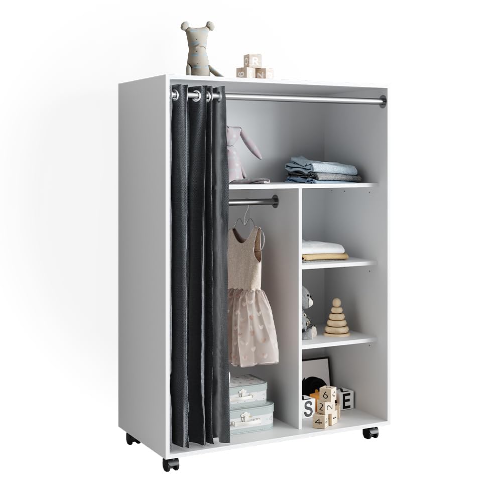 Kledingkast Lima 3 Wit 120cm / Ventura Design - Ventura Design Kledingkast Lima 3 Wit 120cm / Ventura Design - Ventura Design