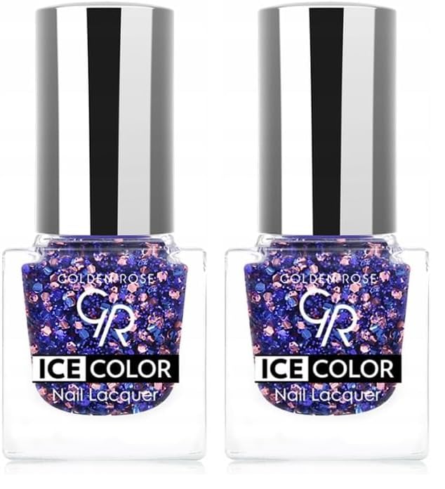 Golden Rose Ice Color Nail Lacquer Glitter No:228 - Oje 2li paket
