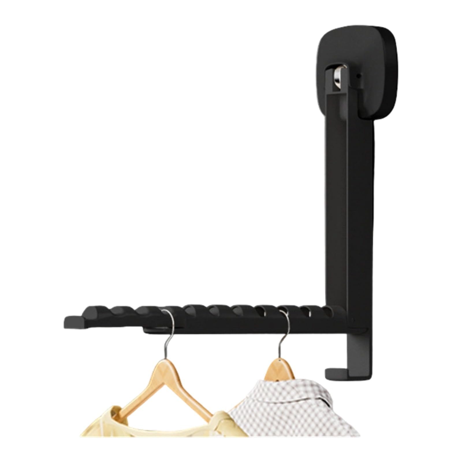 Space Saving Foldable Suction Cup Clothes Hangers Strong ABS Design Holds Heavy Items Without Damaging Your Wall Space Saving Collapsing Hook