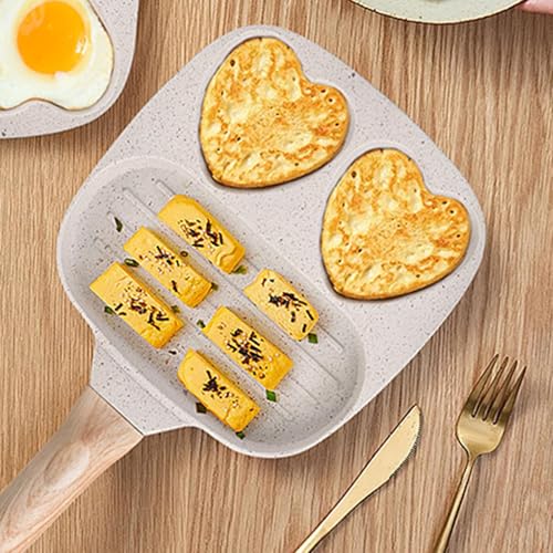 Poêle à omelettes et œufs antiadhésive qui ne colle pas à la cuisson