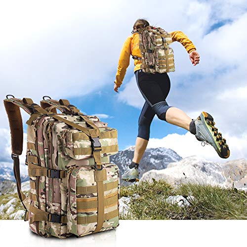 SHANNA Military Backpack, Tactical Backpack, 35L Army Backpack, MOLLE Assault Pack, Tactical Combat Backpack for Outdoors, Hiking, Camping, Trekking, Fishing, Hunting - Image 7
