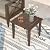 MAISON BACKYARDS 3 Piece Patio Outdoor Aluminum Swivel Rocking Chair with Coffee Table and 5.2" Thickened Cushions, All Weather Outdoor Furniture Chairs for Garden, Poolside, Deck-Brown