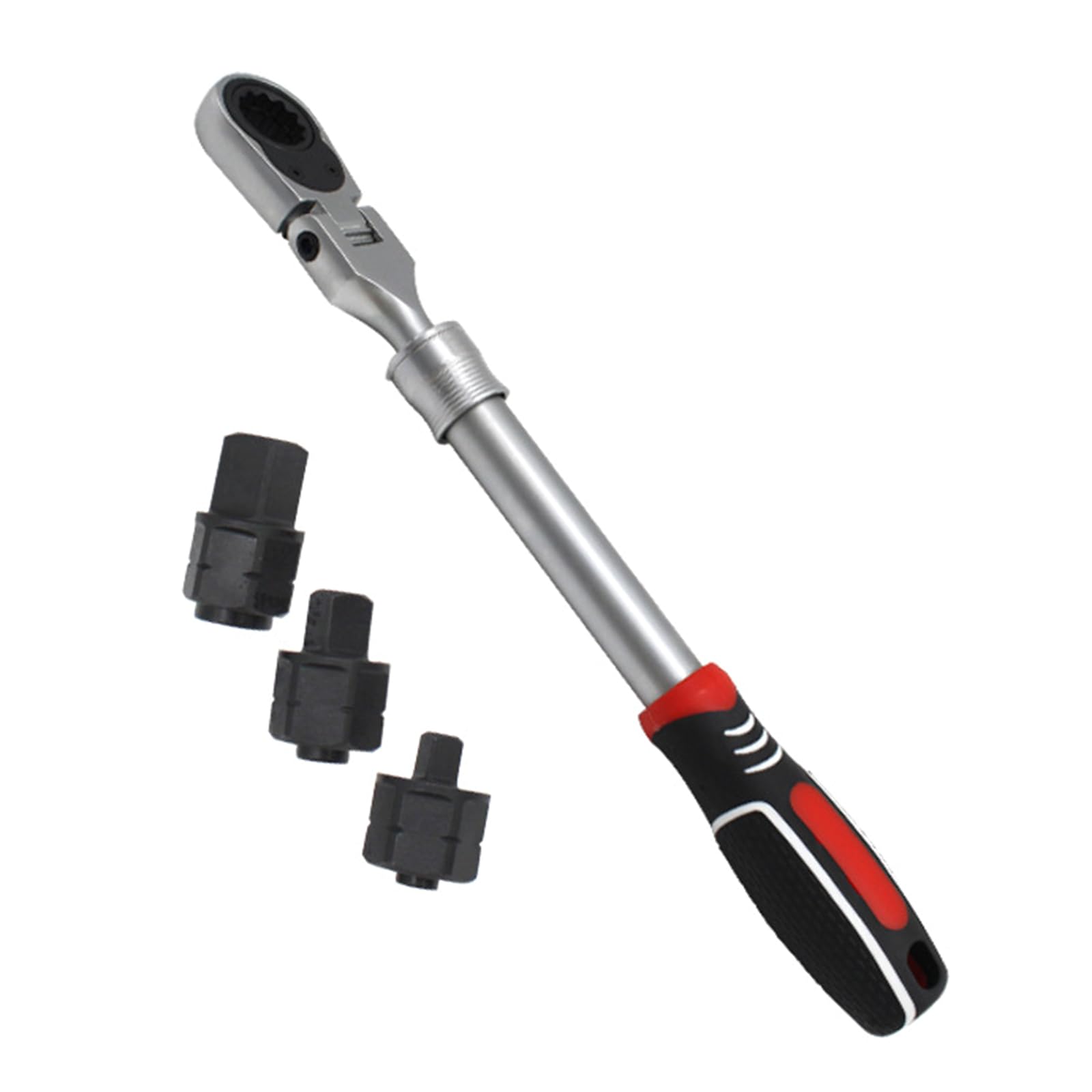 Rgybao Ratchet Wrench Professional 3 In 1 Ratcheting Spanner With Rotating Head And Steel Handle For Tight Spaces Steel Ratcheting Wrench