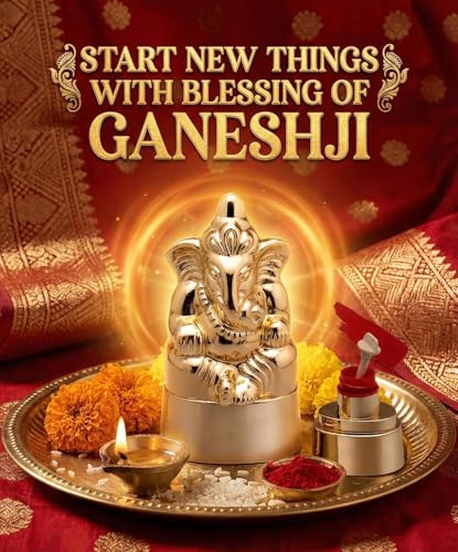 Image of Ganesh Statue Organic Sindoor Powder for Women - 100% Natural Kumkum, Traditional Sindhuram for Forehead & Puja Tilak, Long-Lasting (Red&Maroon)