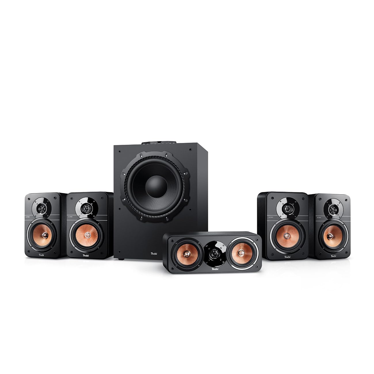 Teufel Ultima 20 Concept Power Edition - 5.1 Surround Soundsystem, Komplettsystem Heimkino mit integriertem AV-Receiver, Bluetooth, Dolby Audio, USB-C-Soundkartenfunktion, HDMI ARC CEC