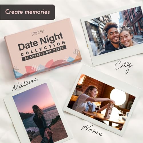 Lulu & You 55 Scratch Off Date Night Ideas for Couples - Unlock Excitement with Our Date Night Cards - Romantic Wedding Gift for Couples & Cool Bridal Shower Gift Idea - Image 6