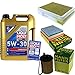 Produktbild QR-PARTS 69372834 Filter Set Inspektionspaket 5 Liter Liqui Moly Motoröl Longlife III 5W-30 MANN-FILTER Innenraumfilter Luftfilter Ölfilter
