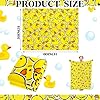 SmoothNovelty Cute Rubber Duck Throw Blanket All Season Cartoon Decorative Fleece Blankets Ducky Soft Cozy Flannel Carpet for Bed Chair Car Sofa Couch Bedroom(Yellow,50 X 60) #1