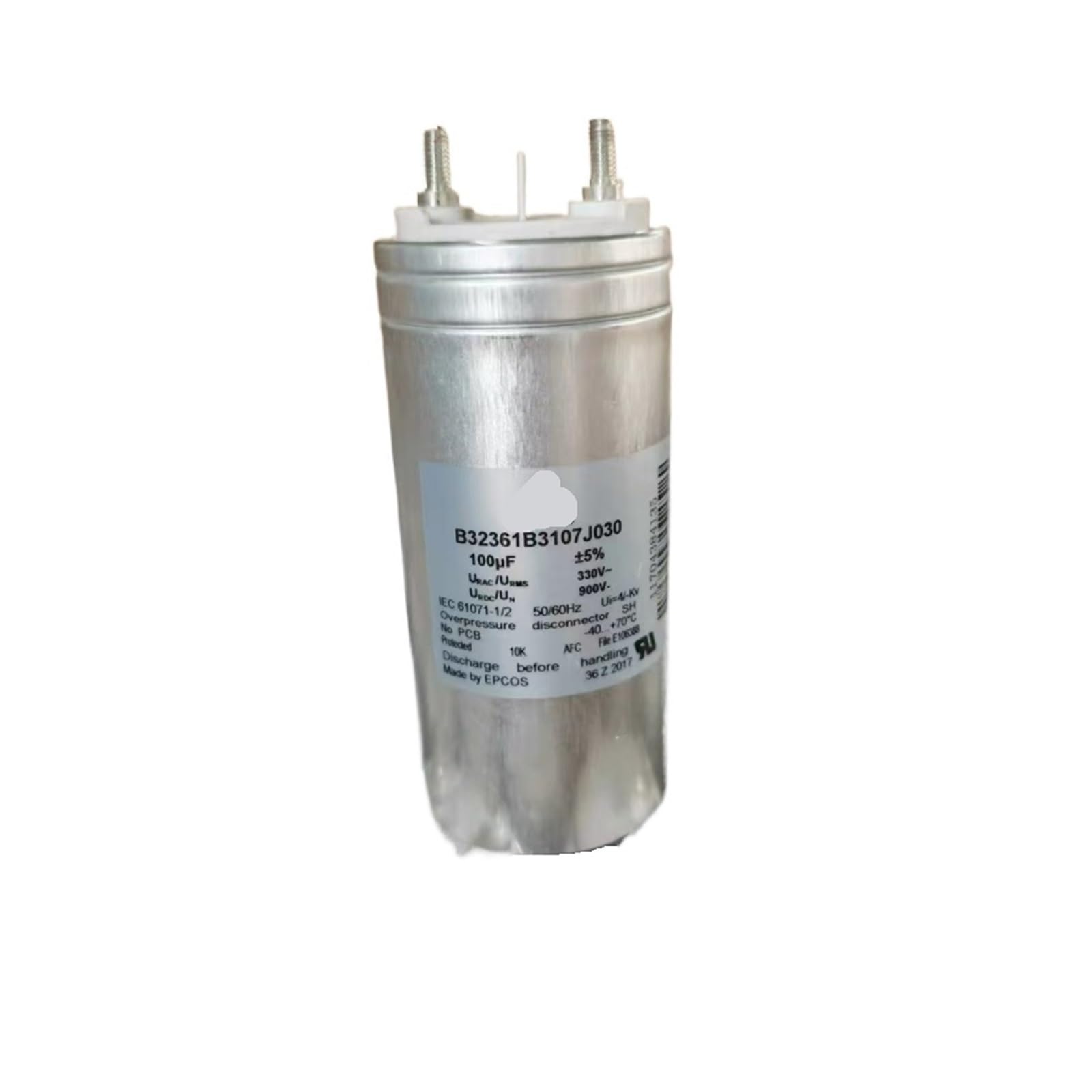 BALYDLUL 1pcs B32361B3107J030 Film Capacitors B32361 330V 900V 100UF
