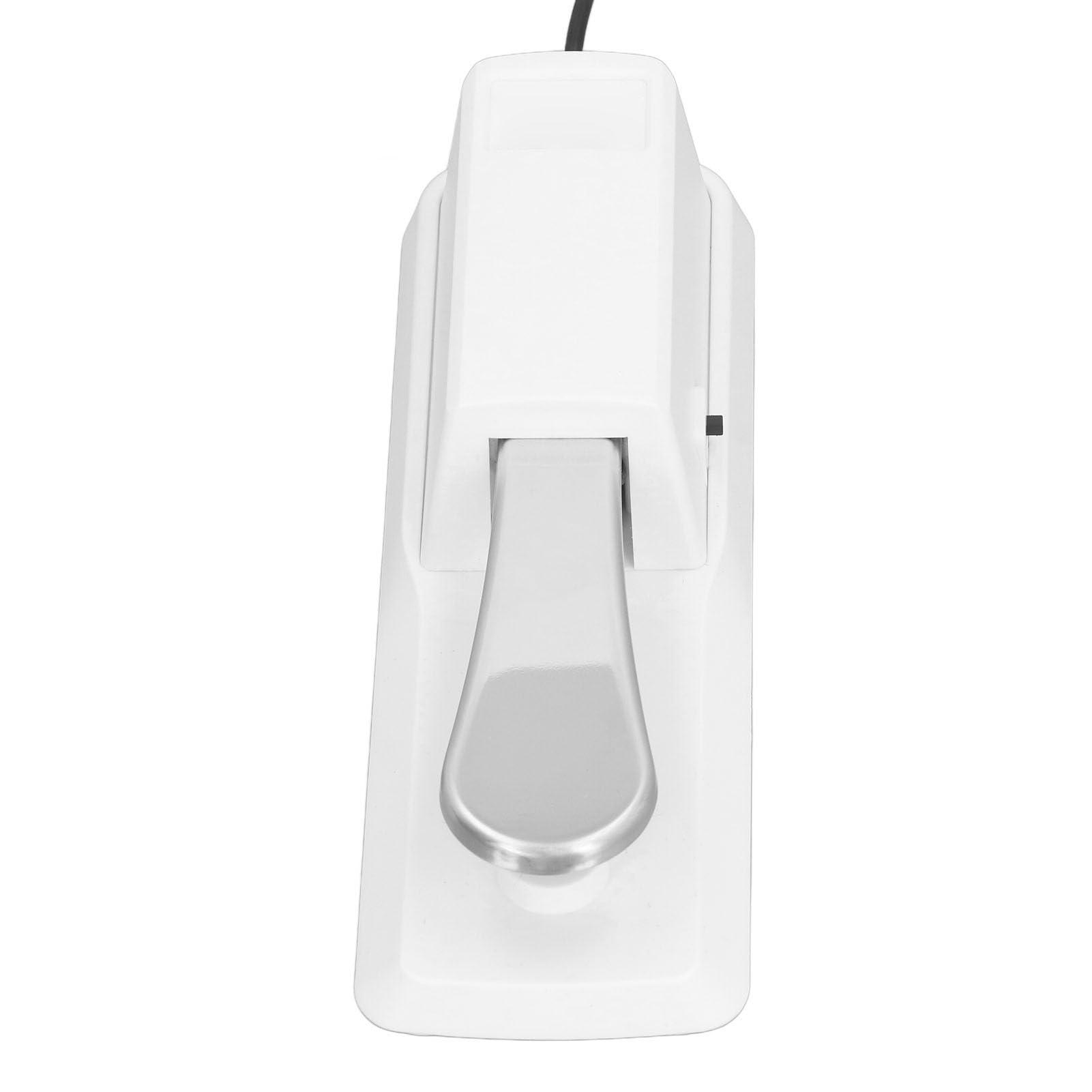 Yctze Pedal de Sostenido Universal para Teclado, Pedal con Conector de 6,35 Mm, de Goma Antideslizante para Teclado de Piano e Instrumentos Electrónicos, Ideal para Interpretación Musical (WHITE)