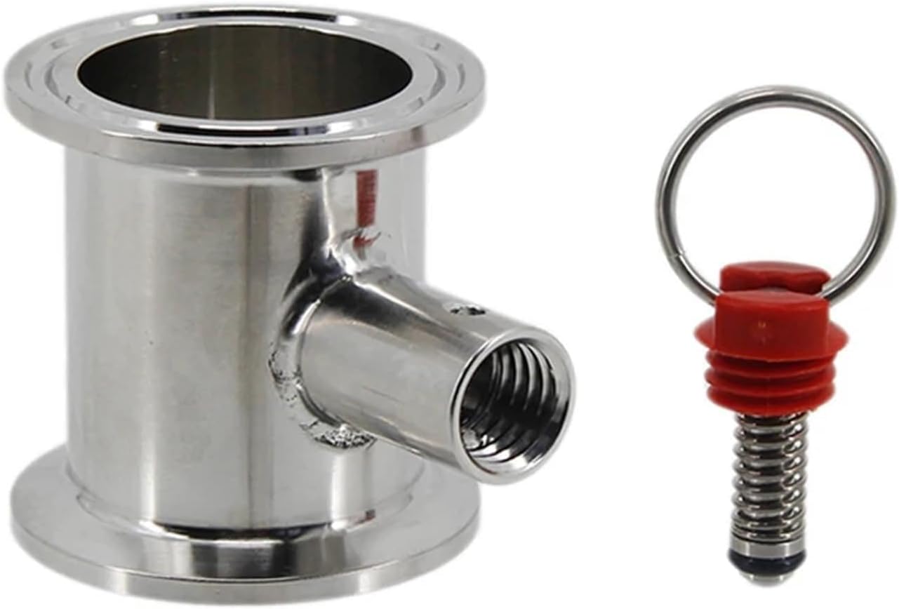 1.5 Inch Tri Clamp Type Pressure Relief Valve (PRV) Tube 17/35PSI Dry Hopper Parts Conical Accessories(35 psi)