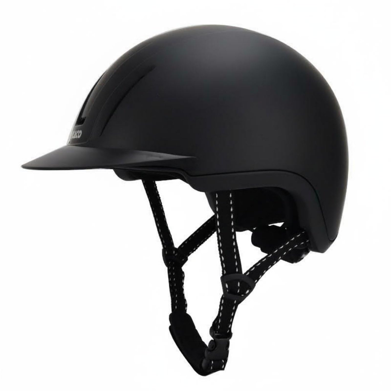 Cappello da Equitazione con Design Esteso Casco da Cavallo Ventilazione Efficace Fibbia Sicura Regolabile Struttura Leggera Adatto per Adulti E