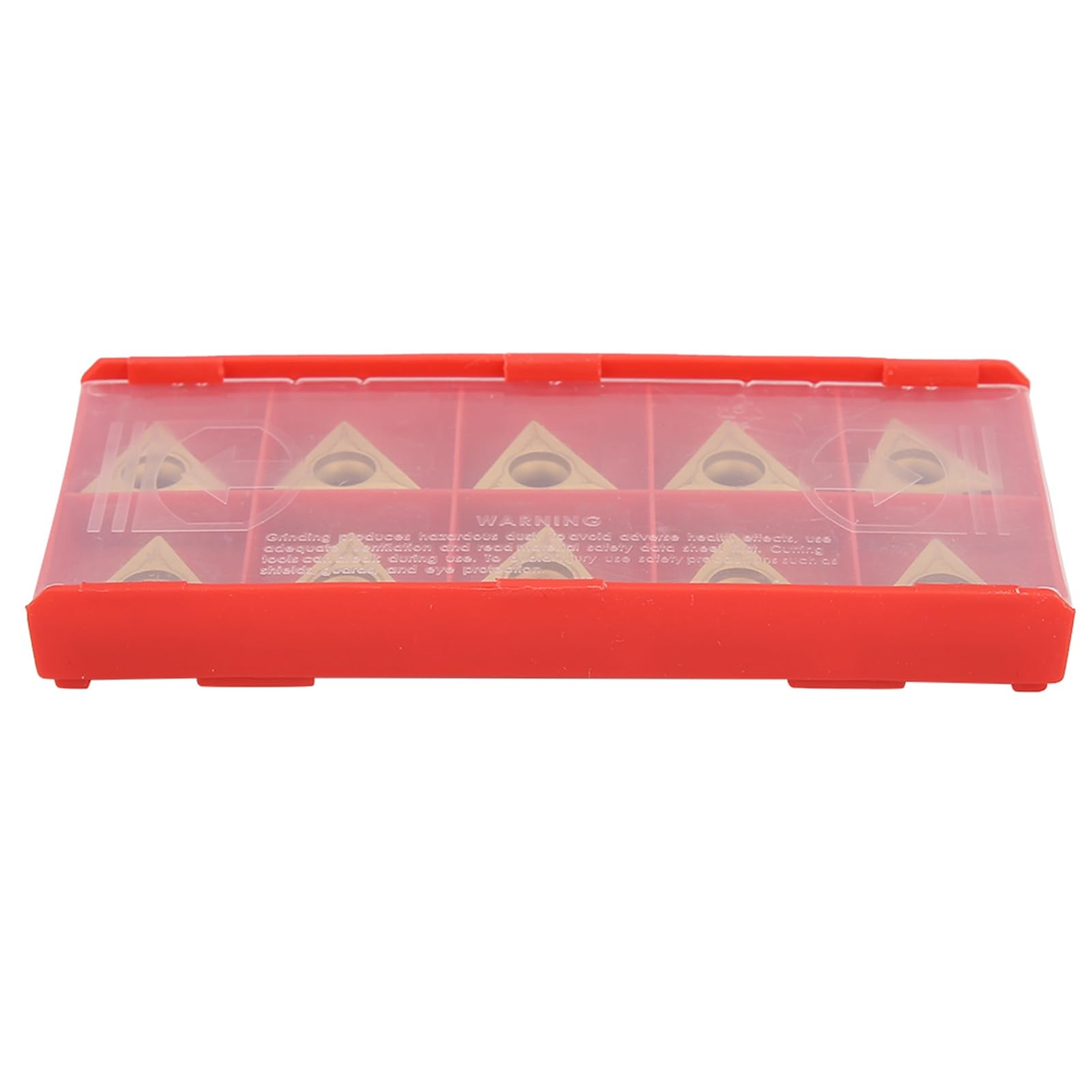 Inserto triangolare in acciaio al carburo di tungsteno con inserto per tornitura CNC adatto per semifinitura e sgrossatura 10 pezzi