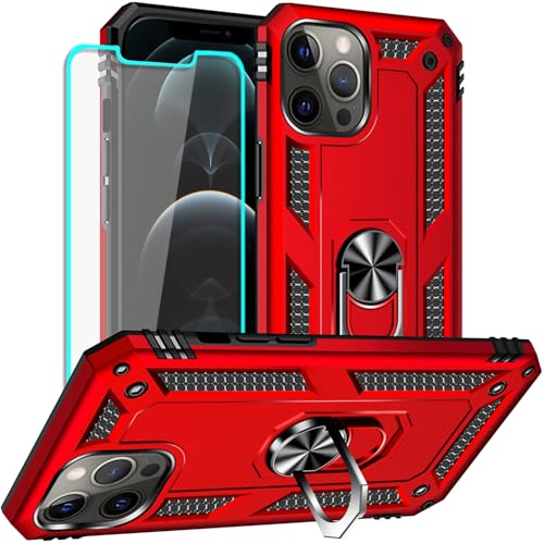 Coque iPhone 12 Pro Max avec anneau métallique pour éviter les chutes