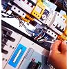 Temperature Change Indicating Sticker, 10Pcs/Set, Surface Temperature Indicator, Temperature Sensitive Paper, Thermochromic Label Sticker for Lab & Industry (8 Grids A, 37~65C99~149F)