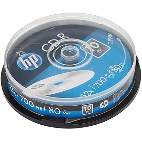HP CD-R Rohlinge 700MB 52fach 10er Spindel Cover