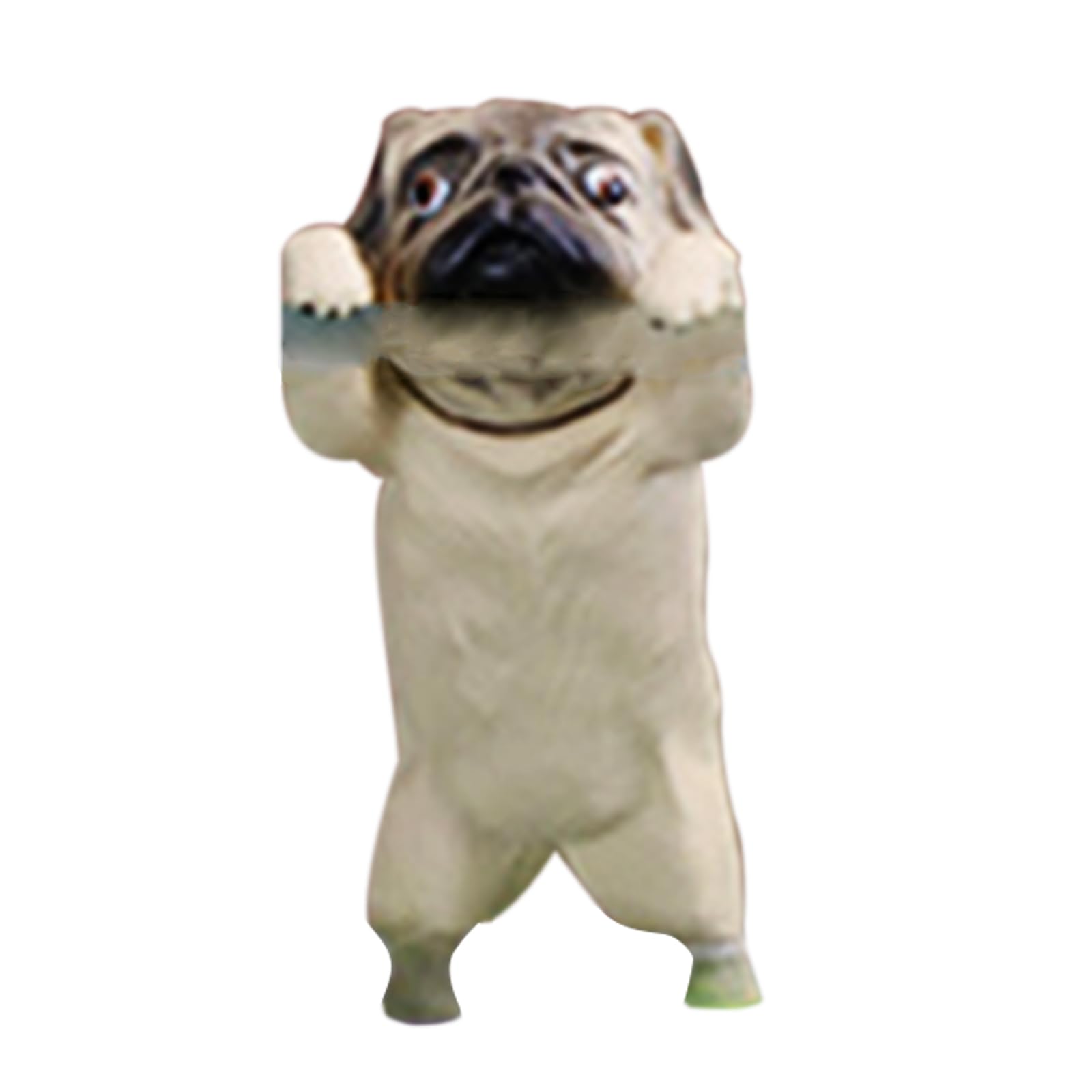 NEWFT Aquarium Miniature Figurines Decorations PVC Animal Tanks Ornaments Climbing Puppy for Tanks